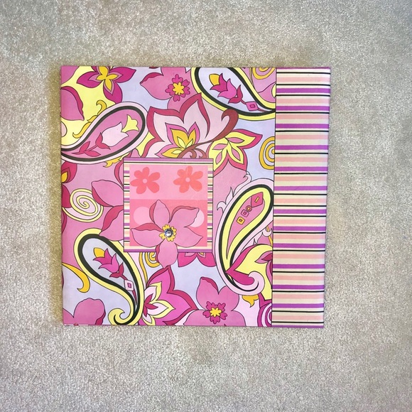 Pink Paisley Print Photo/Scrapbook Album - Picture 1 of 3